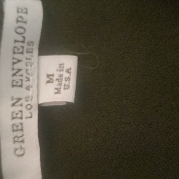 Green Envelope Dark Green Long Sleeve Shirt Size Medium - Picture 4 of 5